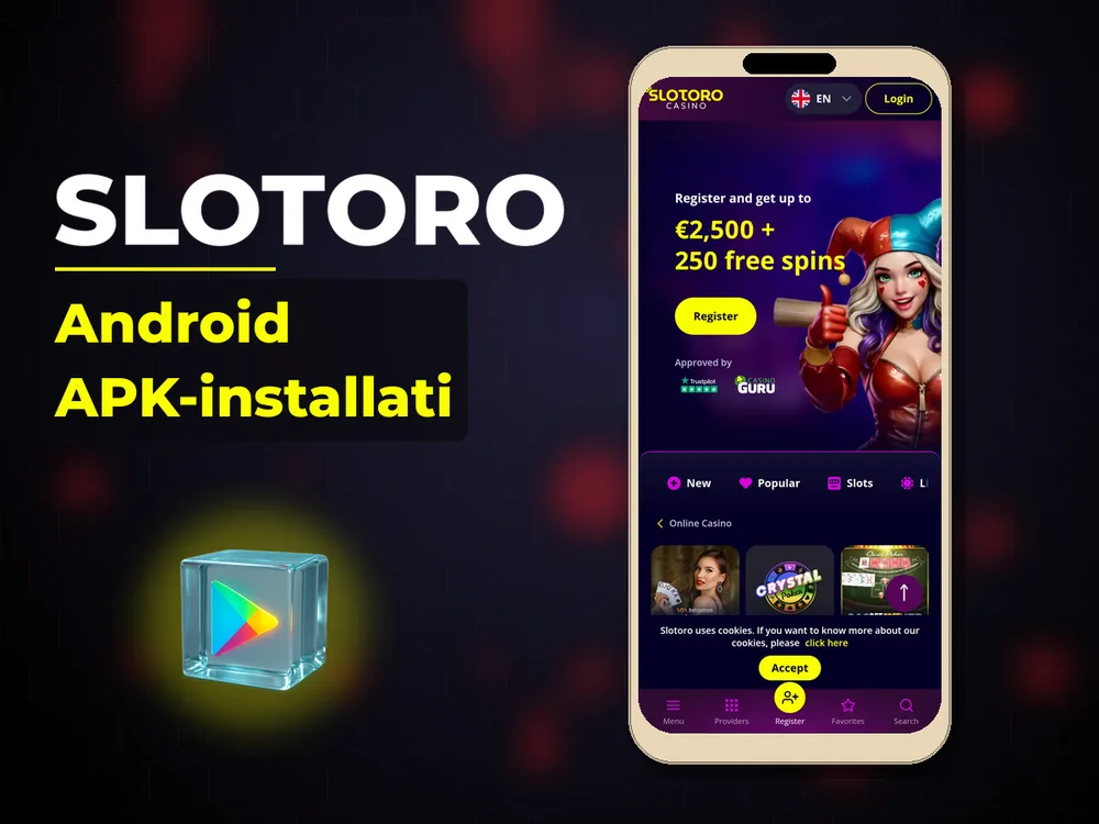 Slotoro - Android APK-installati