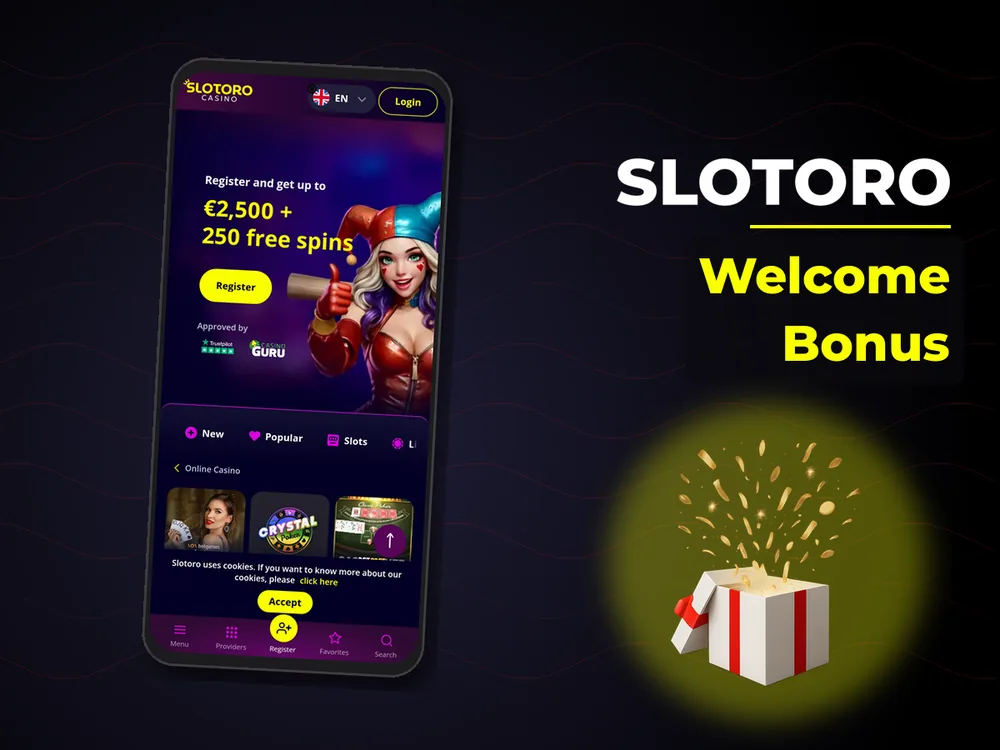 Slotoro - Welcome Bonus