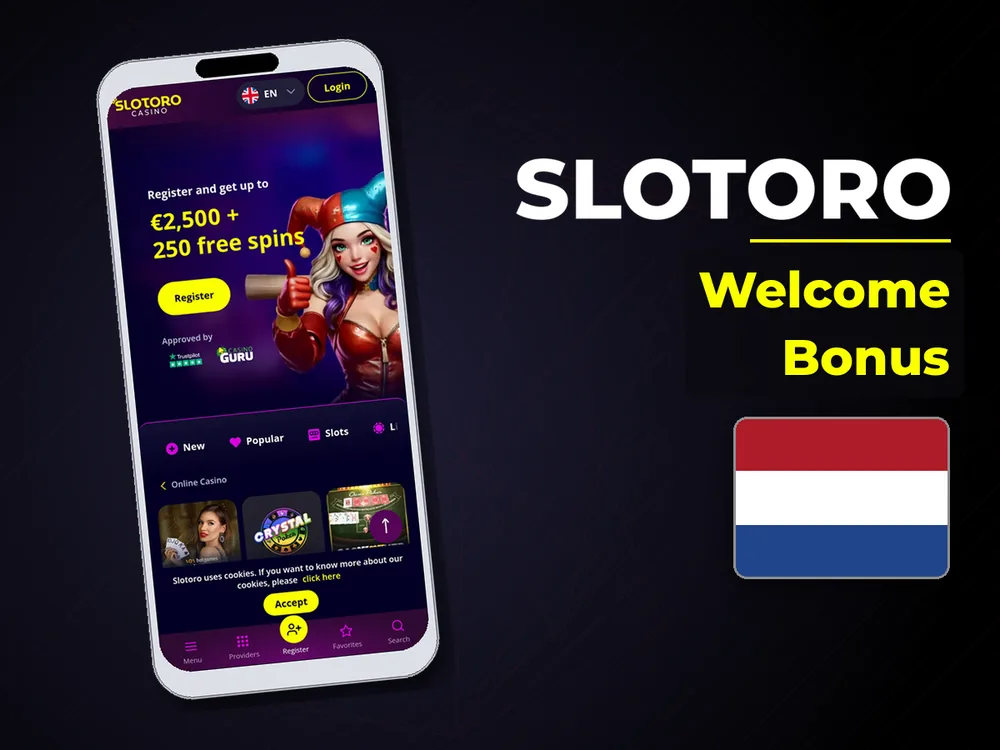 Slotoro - Welcome Bonus