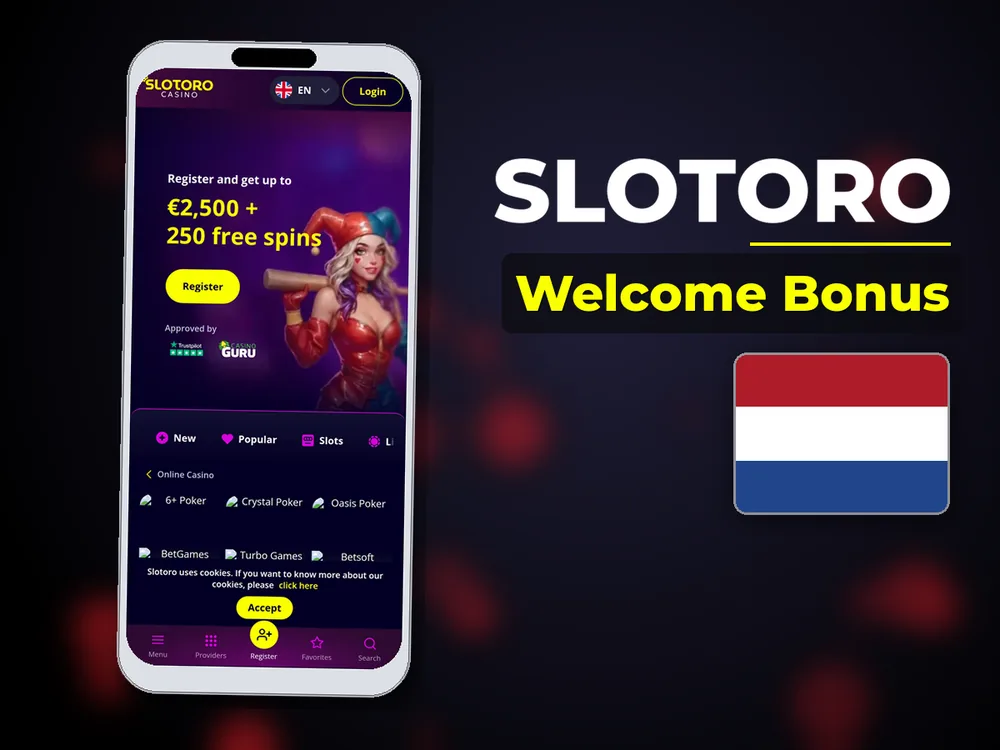 Slotoro - Welcome Bonus